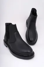 Muggo GERALT Fermuarlı İçi Kürklü Erkek Kışlık Bot