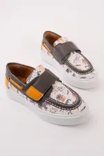 Chaussures de sport décontractées pour enfants Muggo RABIDS à motifs velcro