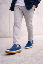 Muggo COVENT Genuine Suede Leather Laceless Men's Casual Loafer Shoes Muggo COVENT Genuine Suede Leather Laceless Men's Casual Loafer Shoes