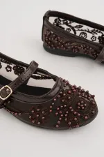Ballerines Muggo LACE pour femmes, ornées de perles et de détails en maille, à brides élégantes et décontractées Ballerines Muggo LACE pour femmes, ornées de perles et de détails en maille, à brides élégantes et décontractées