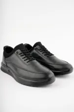 Muggo GRATUIT Garantie Chaussures orthopédiques confortables et classiques décontractées pour hommes en cuir véritable