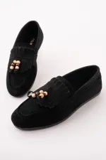 Muggo FAWN Colorful Beaded Detail Women's Casual Loafer Shoes Muggo FAWN Colorful Beaded Detail Women's Casual Loafer Shoes