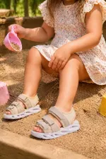 Sandales lumineuses à scratch pour filles Muggo TATU