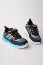 Muggo ZUZU Cırtlı ve Bağcıklı Günlük Çocuk Sneaker Spor Ayakkabı