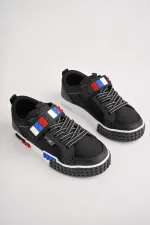Chaussures de sport orthopédiques Muggo SONIC Guaranteed, à lacets et velcro, sur le thème Lego