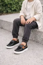 Muggo RABIDS Velcro Patterned Casual Kids' Sneaker Sports Shoes