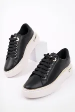 Muggo SVETLANA İnce Şerit Detaylı Bağcıklı Günlük Kadın Sneaker Spor Ayakkabı Muggo SVETLANA İnce Şerit Detaylı Bağcıklı Günlük Kadın Sneaker Spor Ayakkabı