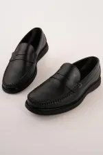 Muggo GENTZ Genuine Leather Comfortable Sole Men's Casual Classic Loafer Shoes