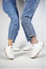 Muggo  BLAKE Unisex Ortopedik Günlük Garantili Yürüyüş Koşu Sneaker Spor Ayakkabı