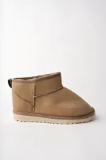 Bottines Muggo SNOW Guaranteed pour enfants, unisexes, à semelle épaisse et doublure en fourrure, idéales au quotidien.