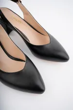Muggo W0711 Guaranteed Women's Backless Classic Casual Style Elegant and Comfortable High-Heeled Shoes
