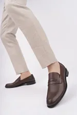 Chaussures classiques pour hommes Muggo H040 en cuir véritable