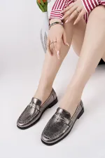 Muggo ARROW Buckle Women's Casual Loafer Shoes