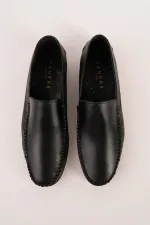 Muggo WILLS Genuine Leather Laceless Men's Casual Classic Loafer Shoes