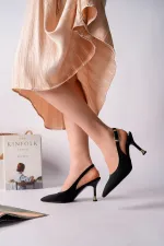 Escarpins à bout pointu et dos ouvert pour femmes Muggo CHIC