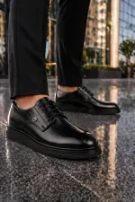 Chaussures décontractées classiques pour hommes Muggo EDWIN à lacets et semelle confortable