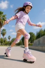 Muggo SKY Kids Light-Up Roller Skate Sneaker Sports Shoes Muggo SKY Kids Light-Up Roller Skate Sneaker Sports Shoes