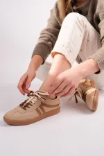 Muggo HUXLEY Double Lace-Up Women's Casual Sneaker Sports Shoes