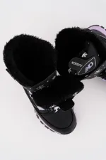 Bottes Muggo Twinkle pour filles, doublées de fourrure, à lacets et fermeture velcro