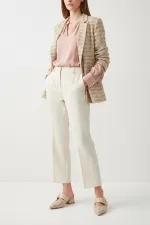 Muggo DESTİNY Gold Tokalı Tek Bant Sivri Burun Kadın Topuklu Terlik