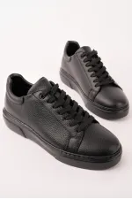 Muggo GAGE Hakiki Deri Bağcıklı Erkek Günlük Sneaker Spor Ayakkabı