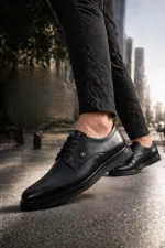 Chaussures décontractées classiques pour hommes Muggo EDWIN à lacets et semelle confortable