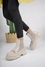 Bottines Chelsea pour femmes Muggo VESPER à boucle garantie et semelle épaisse