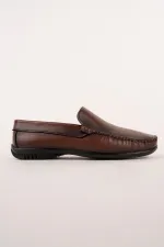 Muggo WILLS Genuine Leather Laceless Men's Casual Classic Loafer Shoes
