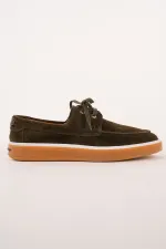Muggo CRAFT Genuine Suede Leather Lace-up Men's Casual Loafer Shoes Muggo CRAFT Genuine Suede Leather Lace-up Men's Casual Loafer Shoes