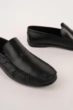 Muggo WILLS Genuine Leather Laceless Men's Casual Classic Loafer Shoes