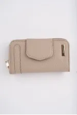 Muggo CHEKO Bozuk & Kağıt Para Bölmeli Fermuarlı Kartlık Kadın Cüzdan