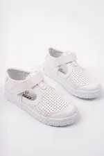 Muggo PEPE Cırtlı Delikli Günlük Hafif Taban Unisex Çocuk Ayakkabı