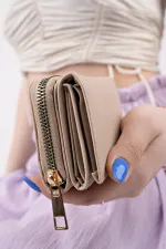 Portefeuille Muggo LITTLE pour femme avec compartiment pour pièces et billets et porte-cartes zippé