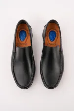 Muggo WINSOR Genuine Leather Laceless Comfortable Sole Men's Casual Classic Loafer Shoes