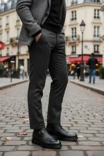 Muggo M1001 Su&soğuk Geçirmez Kürklü Garantili Unisex Kışlık Fermuarlı Bot Kauçuk Taban Sağlam