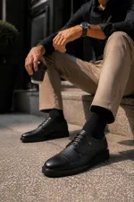 Chaussures décontractées classiques pour hommes Muggo ARTOS à lacets et semelle confortable