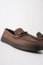 Mocassins décontractés en daim à détails perlés pour femmes Muggo AUREVA