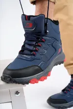 Bottes d'hiver unisexes Muggo Alaska, garanties pour la randonnée en plein air, à lacets et fermeture éclair latérale.