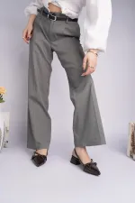 Chaussures à talons bas pour femmes Muggo JOLY, bout pointu et talon ouvert, avec accessoires métalliques