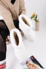 Muggo FROSTY Kadın Kürklü Yağmur Ve Kar Botu