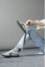 Muggo GARCİA Garantili Unisex Ortopedik Günlük Bağcıklı Yürüyüş Koşu Sneaker Spor Ayakkabı