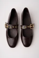 Ballerines Muggo DAISIE pour femmes avec boucle dorée