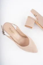 Muggo W0711 Chaussures à talons hauts élégantes et confortables, style classique décontracté sans talon, garanties