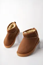 Bottines Muggo SNOW Guaranteed pour enfants, unisexes, à semelle épaisse et doublure en fourrure, idéales au quotidien.