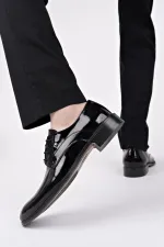 Chaussures classiques pour hommes Muggo H043 en cuir véritable