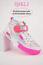 Chaussures de sport orthopédiques Muggo KUKULİ pour enfants, à lacets et scratch, sur le thème Lego.