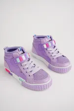 Chaussures de sport orthopédiques Muggo KUKULİ pour enfants, à lacets et scratch, sur le thème Lego.