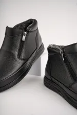 Muggo DAVILA Guaranteed Double Zip Fur-Lined Men's Boots