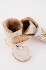 Bottes Muggo Twinkle pour filles, doublées de fourrure, à lacets et fermeture velcro