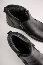 Muggo DAVILA Guaranteed Double Zip Fur-Lined Men's Boots